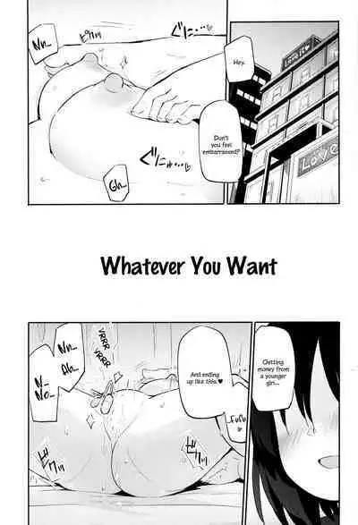Saretai Houdai | Whatever You Want